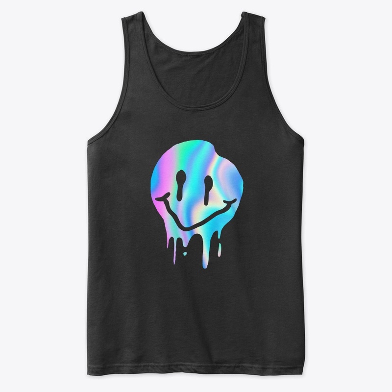 Happy Face Melting Trippy Design