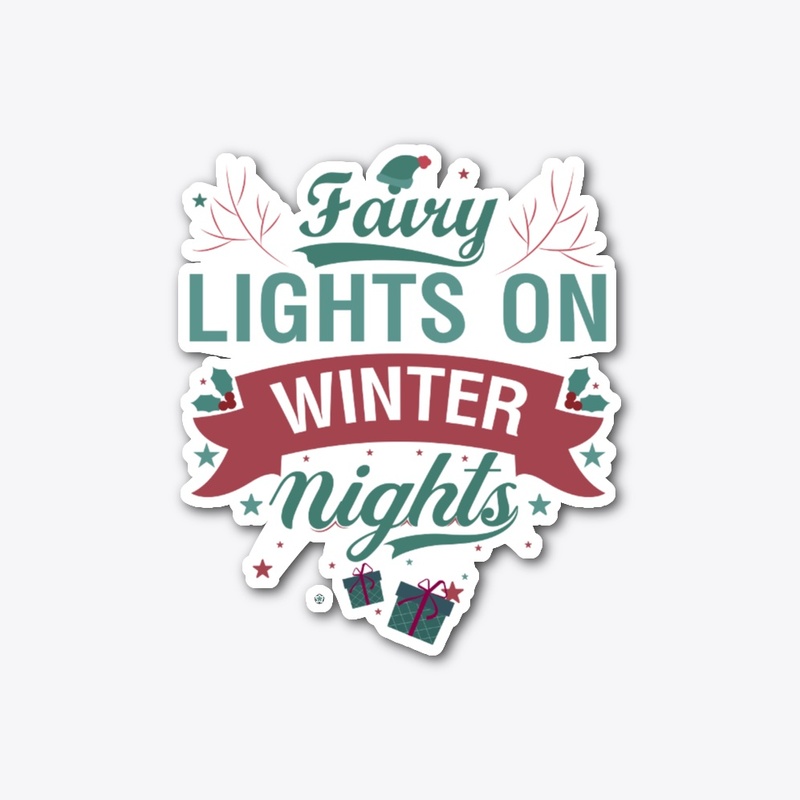 Winter Typography Design For Product