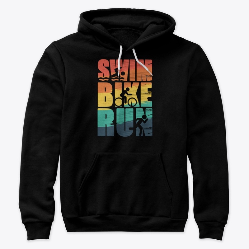 Triathlon Sports swim bike run T-Shirt