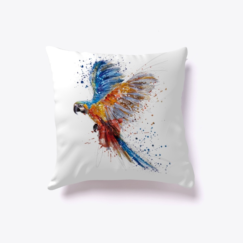 Parrot Bird Watercolor painting Drawing