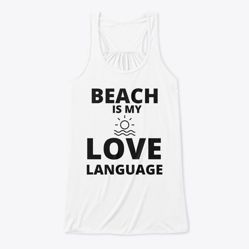 Beach is my love language funny summer q