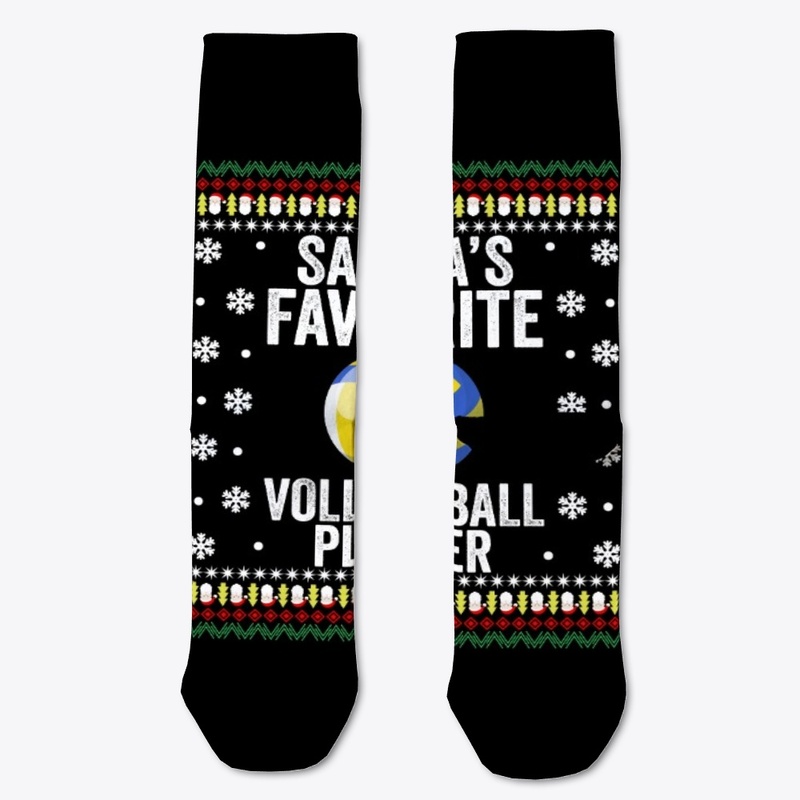 Santa's Favorite Volley Ball Player Tee