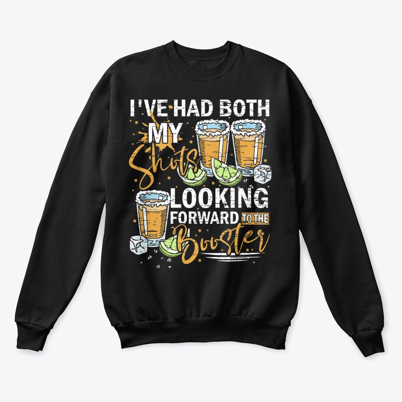I'VE HAD BOTH MY SHOTS LOOKING FORWARD T
