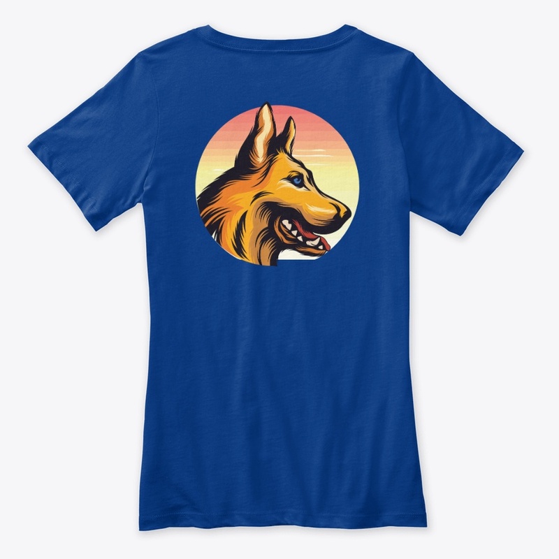 German Shephard dog head