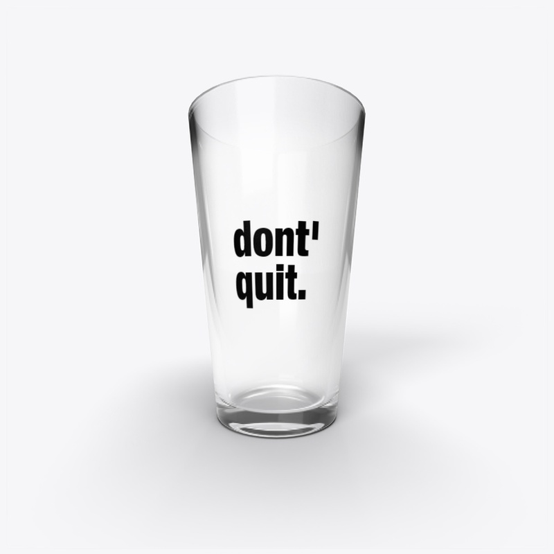 Motivation: 'Don't Quit' Graphic Tee"