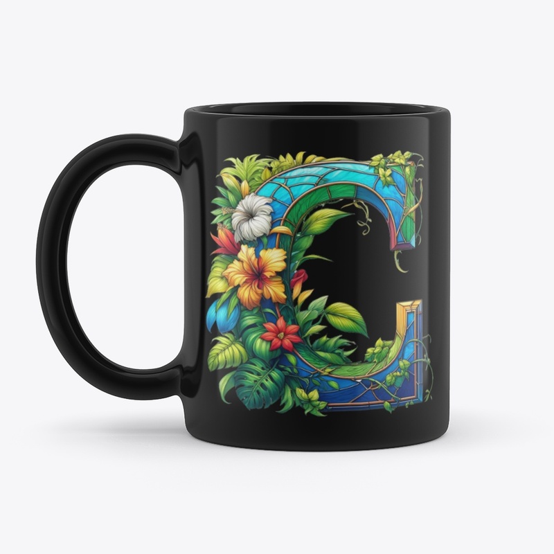 Dāvana ar iniciāli C Jūgendstilā