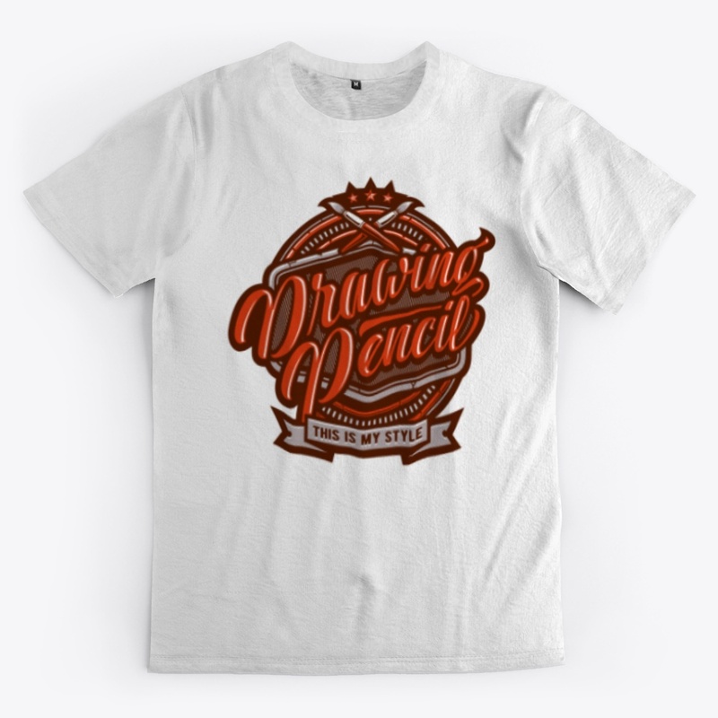 DRAWING PENCIL T-SHIRT PRINTED