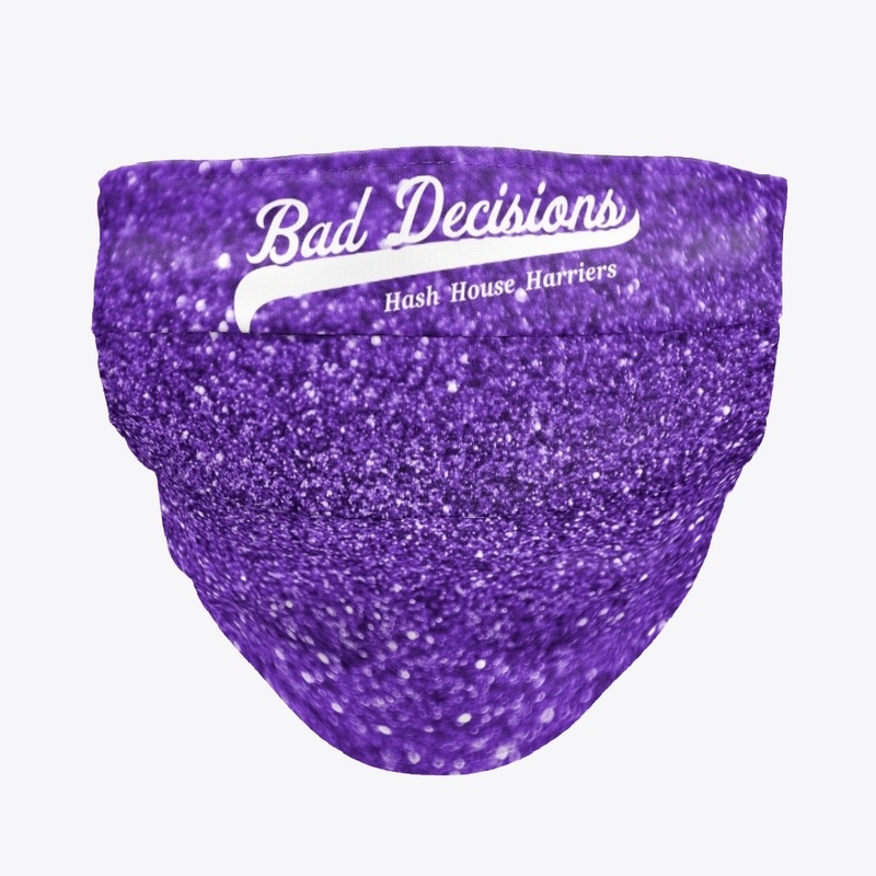 Purple Glitter Mask