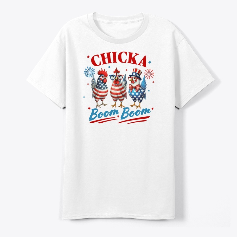 Chicka Boom Boom 4th of July Design