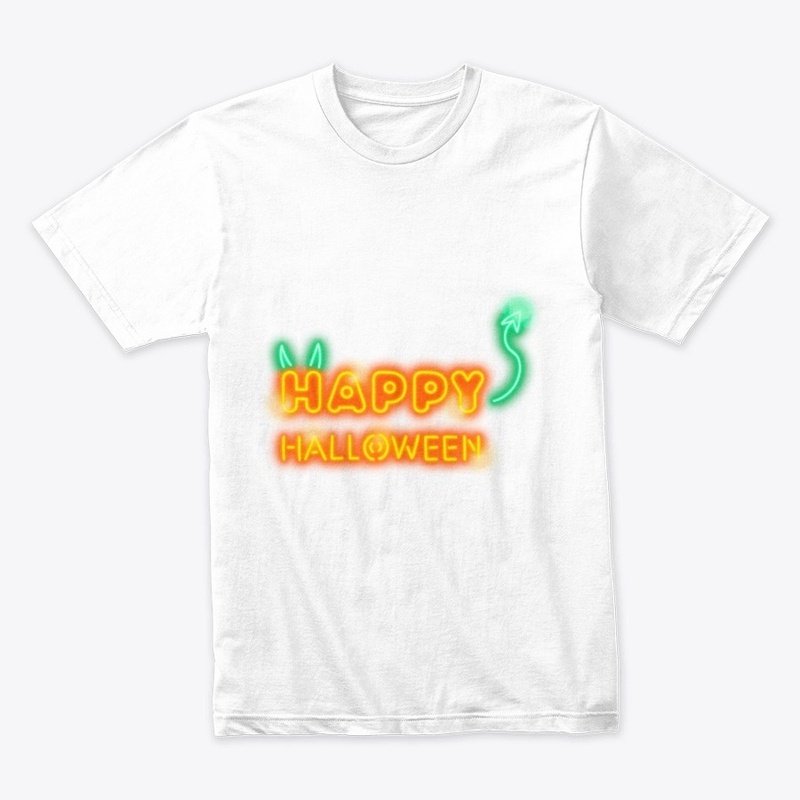 HAPPY HALLOWEEN WITH NEON COLORS