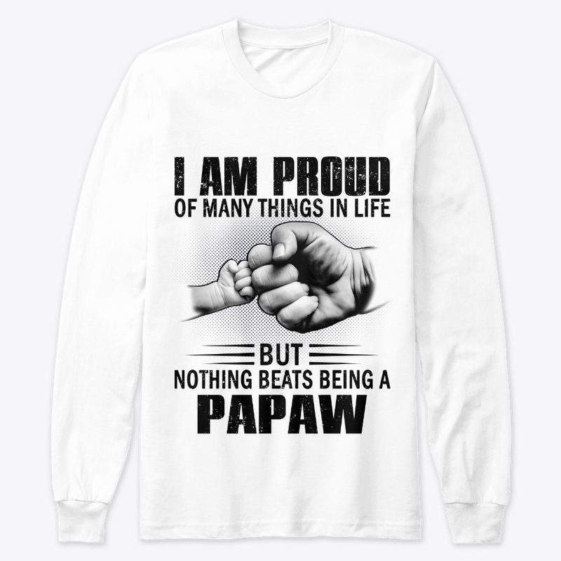 Proud Pawpaw T Shirt Grandparent's Gift 