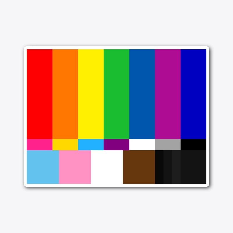 SMPTE Pride Color Bars