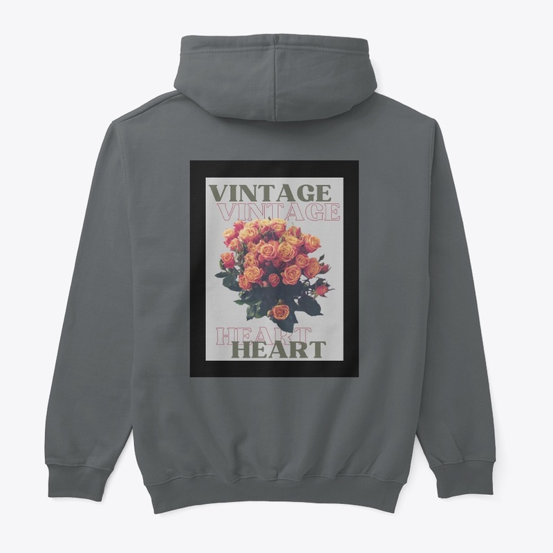 VINTAGE HEART UNISEX HOODIE