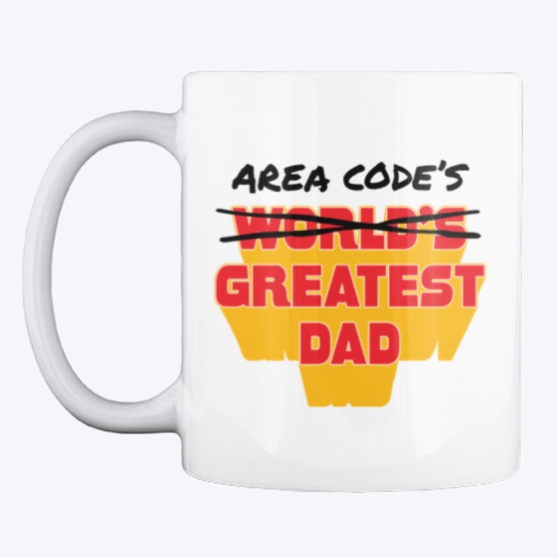 WGD Area Code's Greatest Dad - Style 1