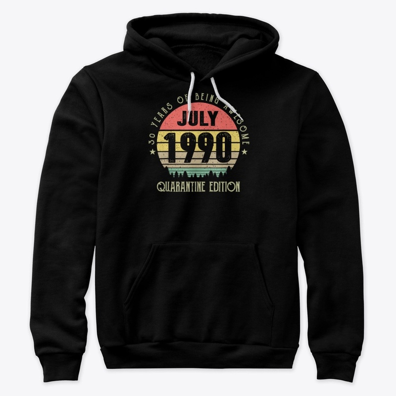 30 Years July 1990 Quarantine T-Shirt