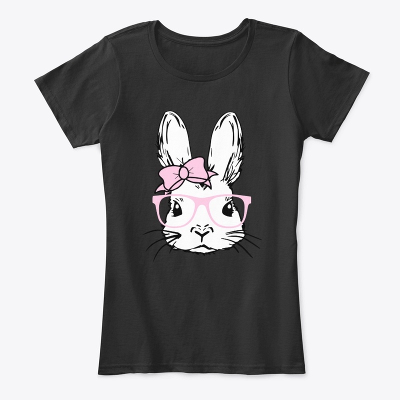  Hipster Bunny Rabbit Pink Glasses