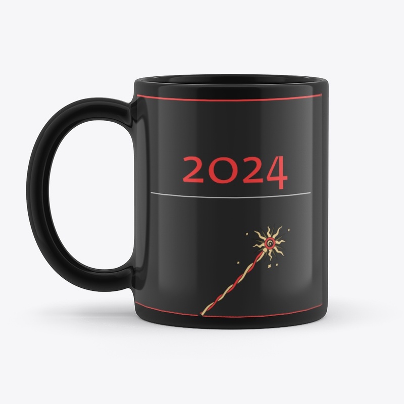 Happy New Year tshirt with fireworks