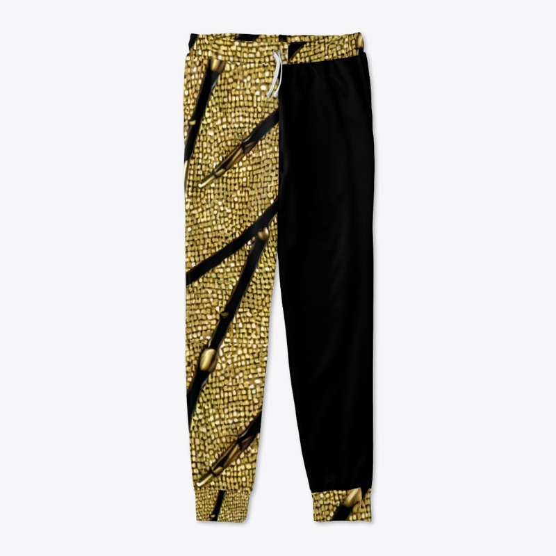 Black and Gold Elegant Line Design 
