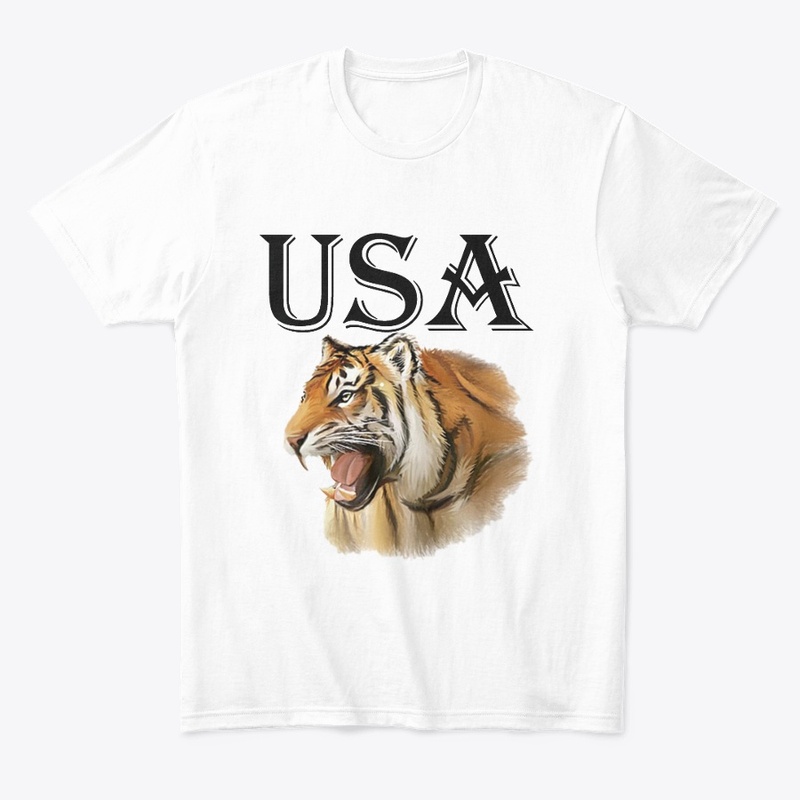 USA Tiger T shirt