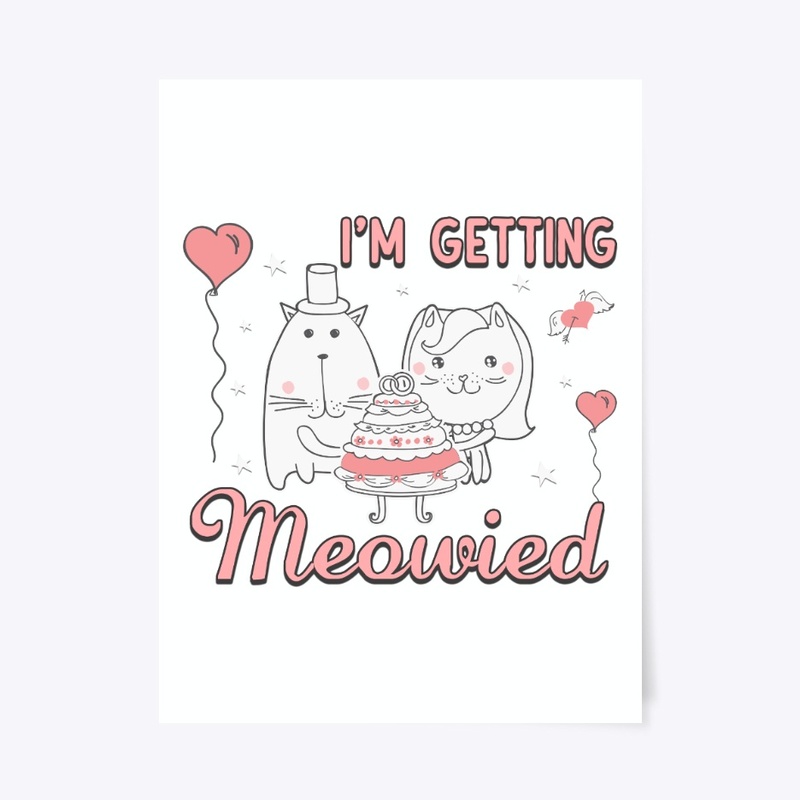 Cat Getting Meowied Bridal Shower Gift