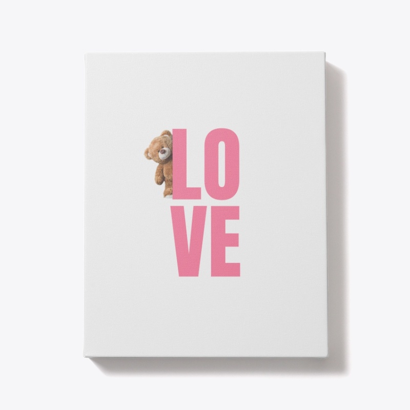 Love with cute bear T-shirt