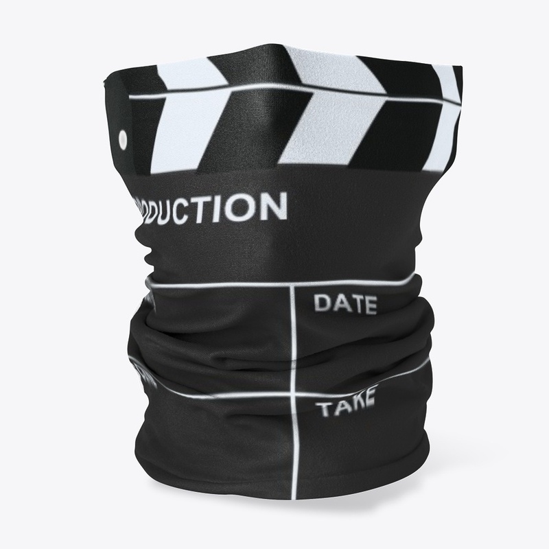 Movie Clapperboard Neck Gaiter