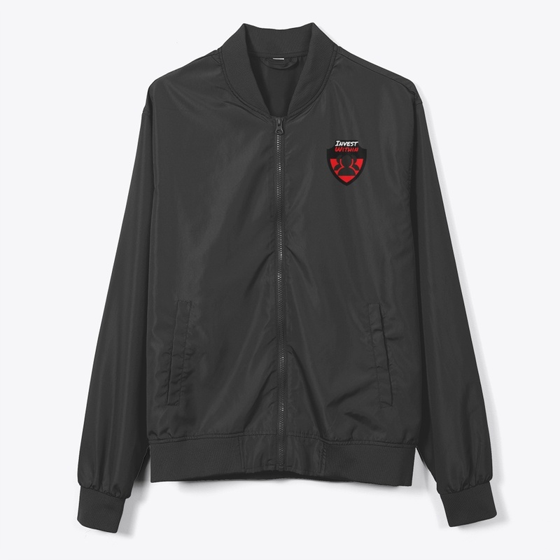 Invest Within Bomber Jacket - Black