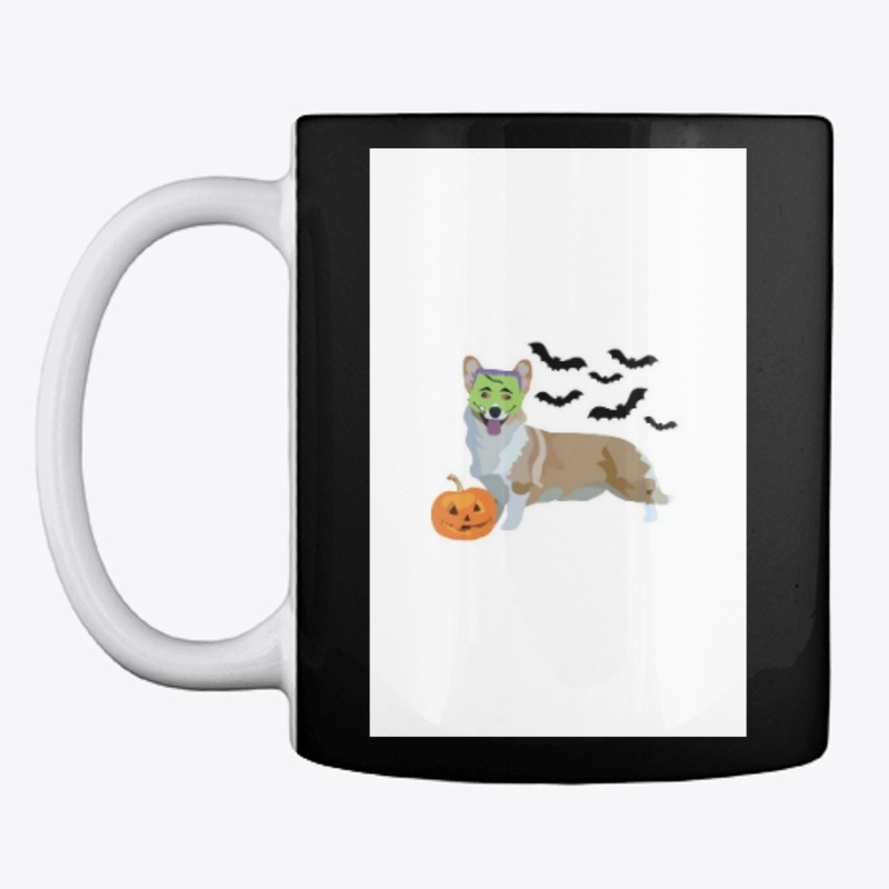 halloween corgi Happy Halloweenie Dog