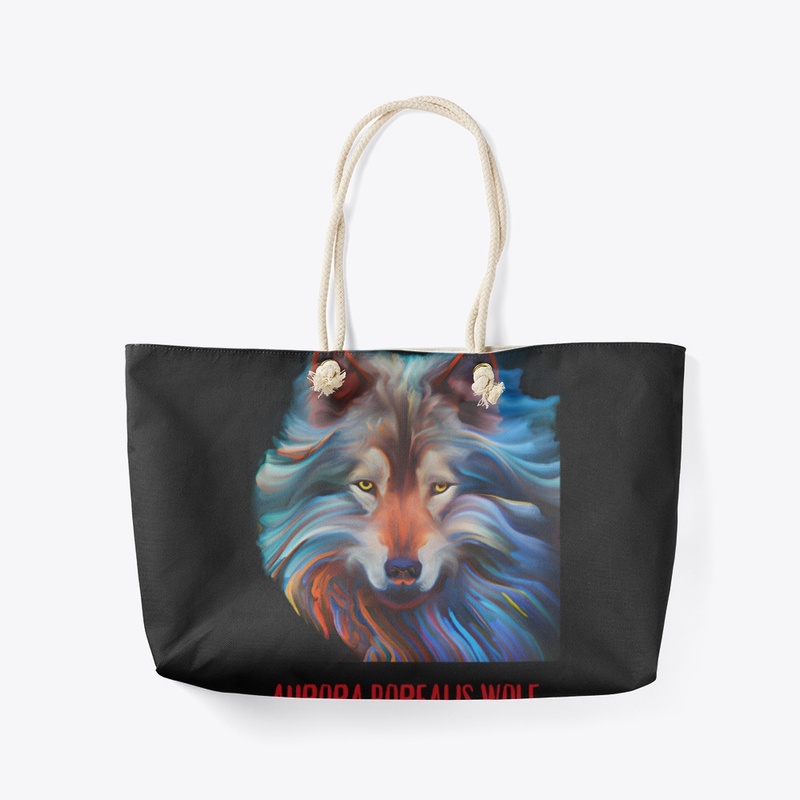 Aurora Borealis Wolf