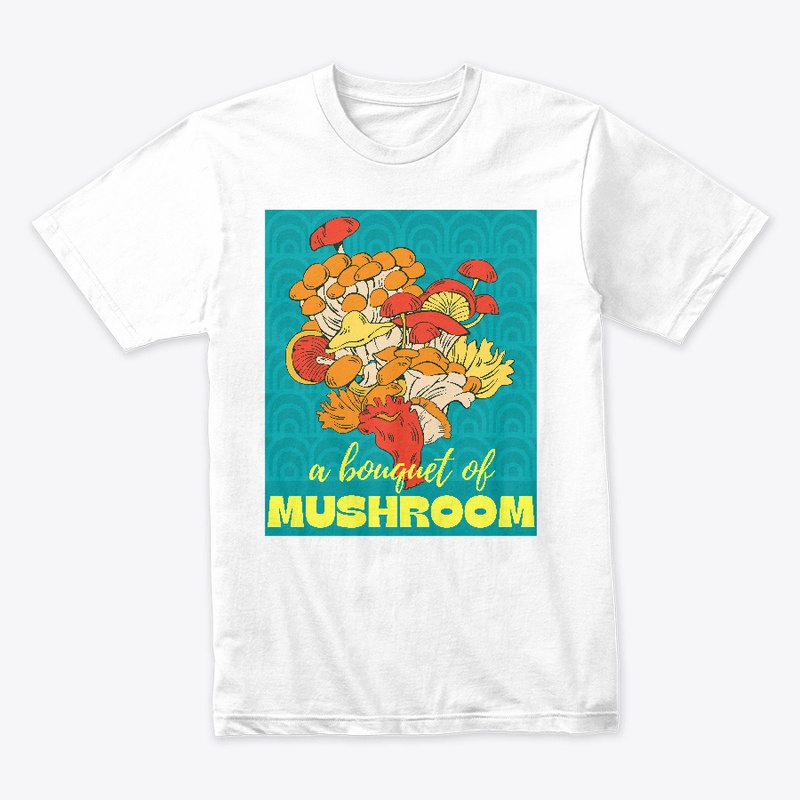 A bouquet of mushroom Green