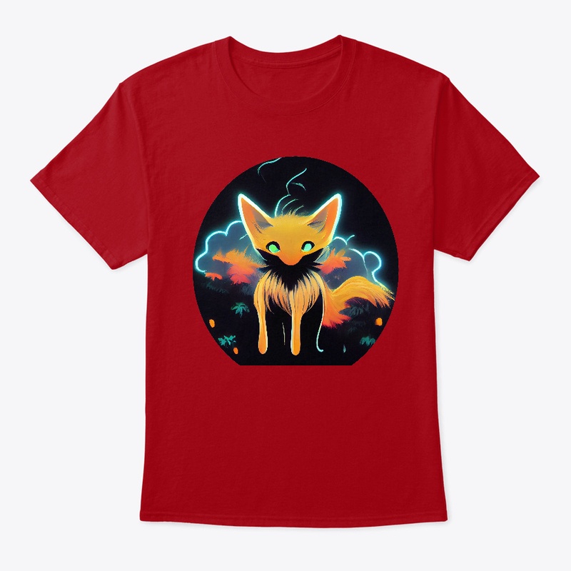 Sly Neon Fox Cat