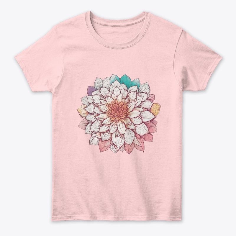 Colorful Dahlia Bloom Flower