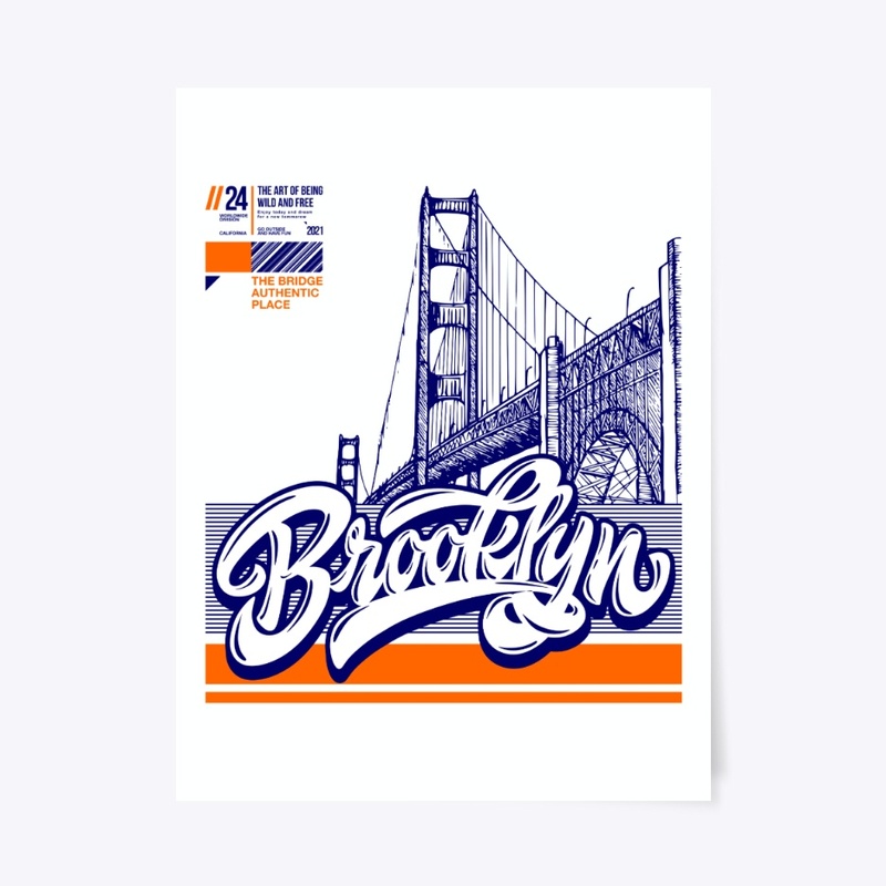 Vintage Bridge Brooklyn Authentic Trendy