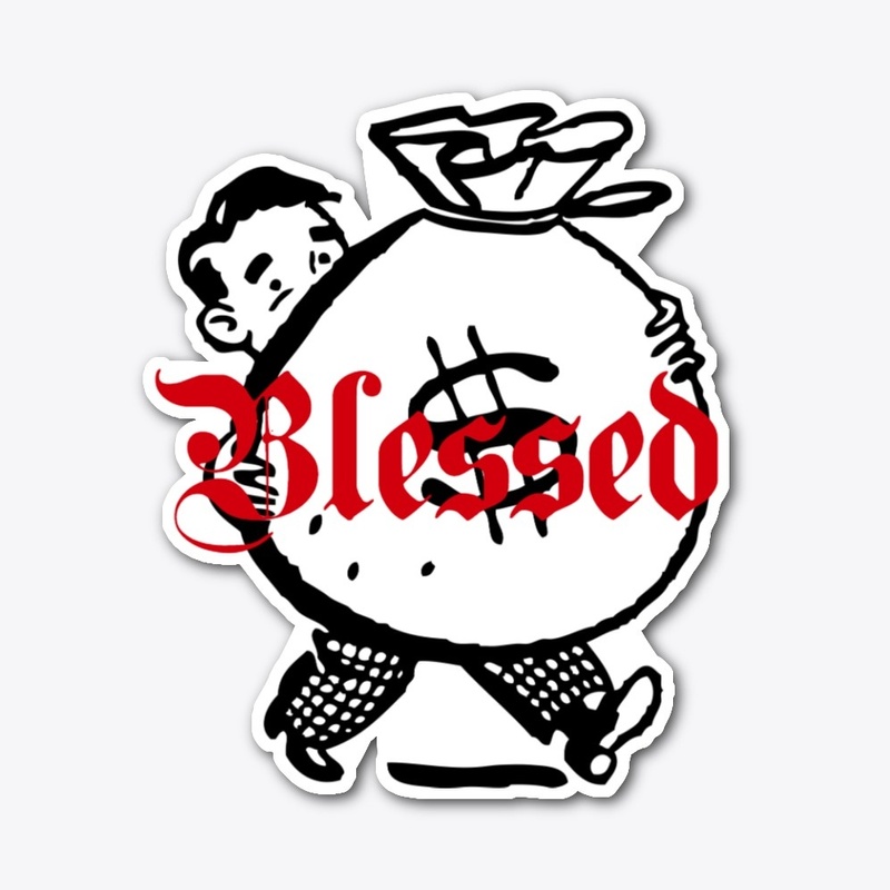 Blessed With The Bag Sticker
