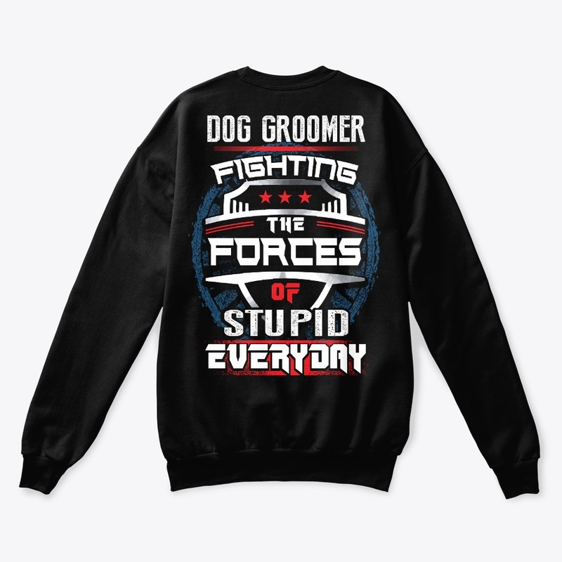 Dog Groomer Fighting Forces Hoodie