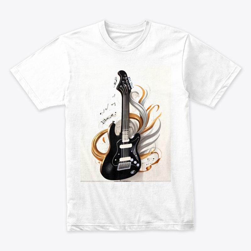 Guitar T-shirt Design 