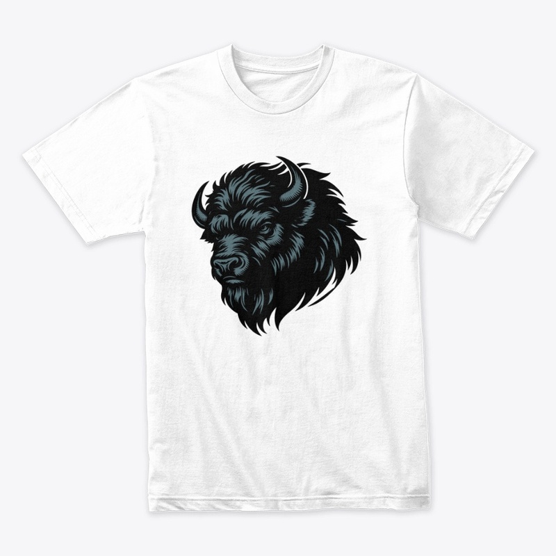 Fierce Angry Bison Graphic