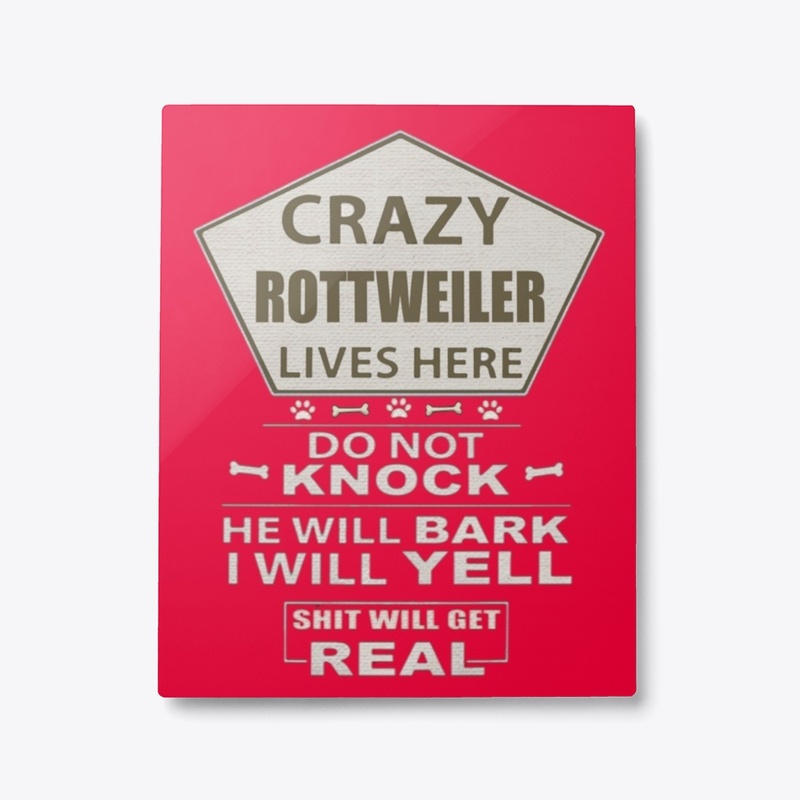 Rottweiler Warning Sign