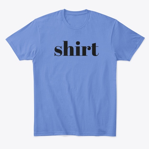 Shirt Heathered Royal  Camiseta Front