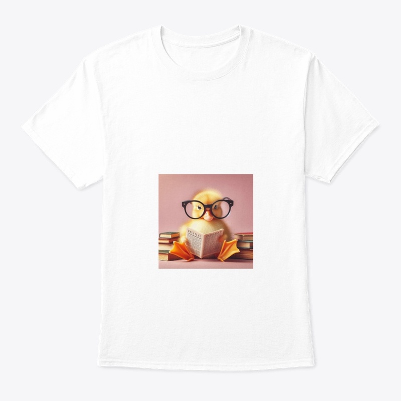 Duck wearing glasses 