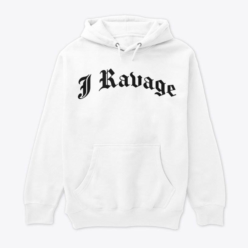 J Ravage Name Text Black