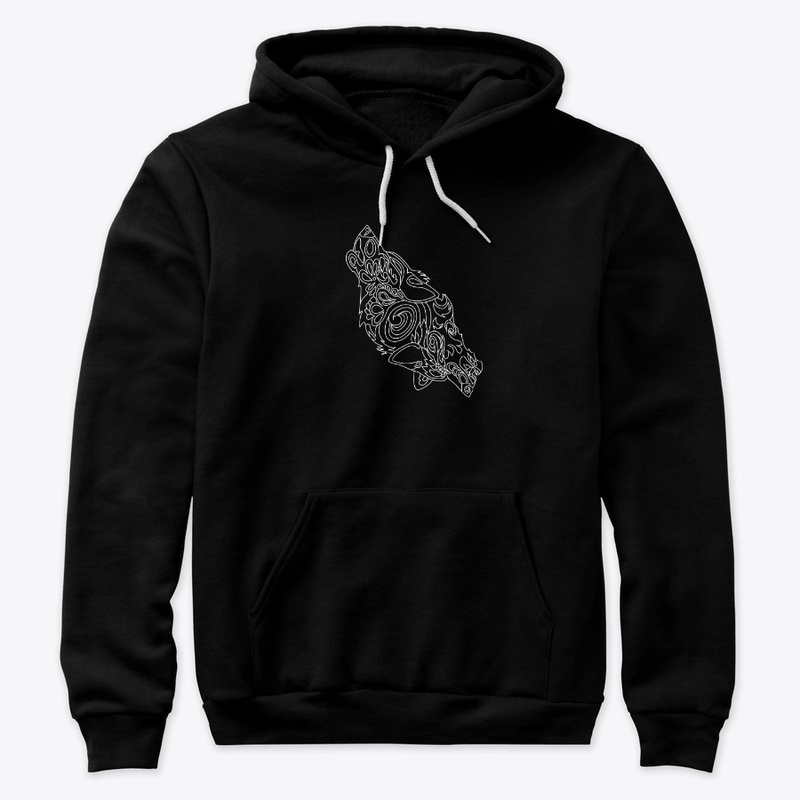 Wolf minimal art
