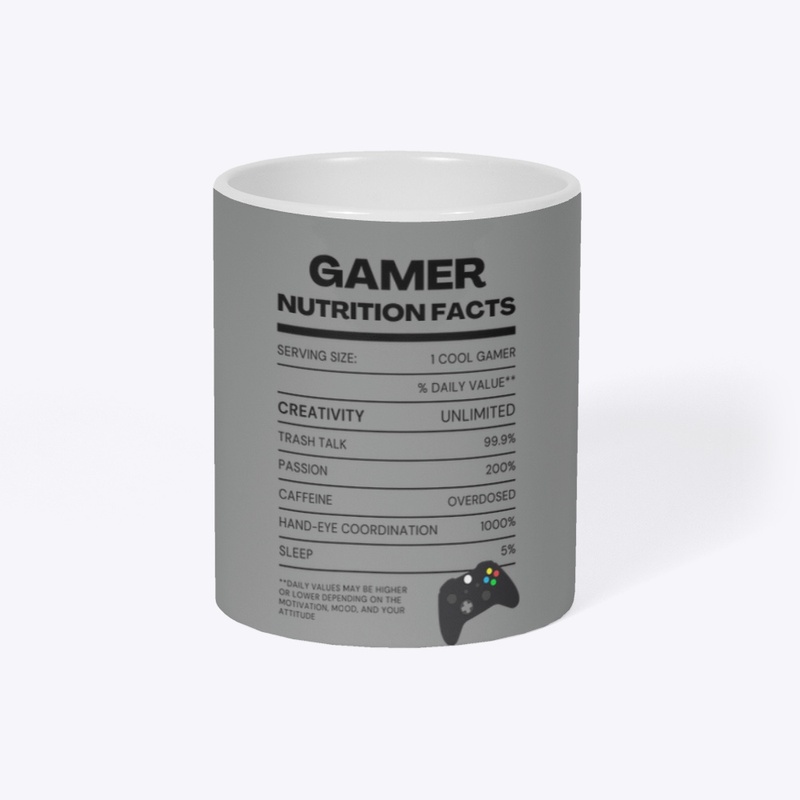 Xbox Gamer Nutrition Facts