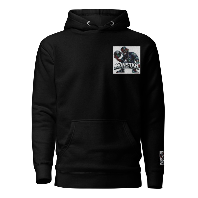 Monstah Sports embroidery logo hoodie
