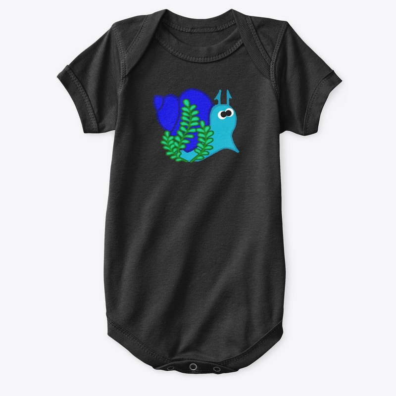 Perky Blue Snail