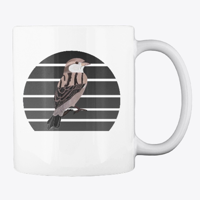 jz.birds Sparrow Bird Animal Art