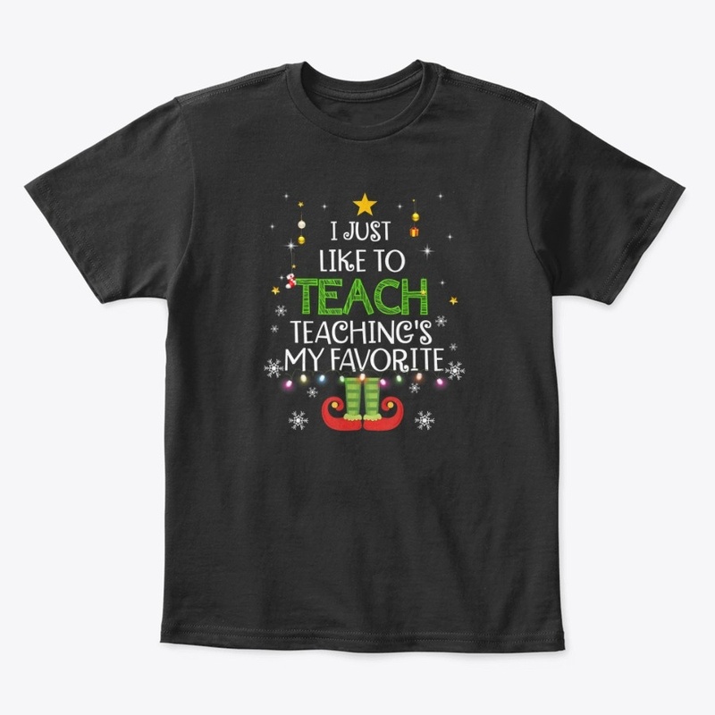 Teacher Elf Christmas shirt