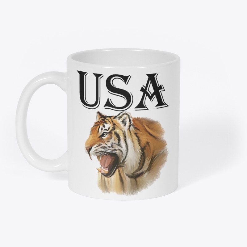 USA Tiger T shirt