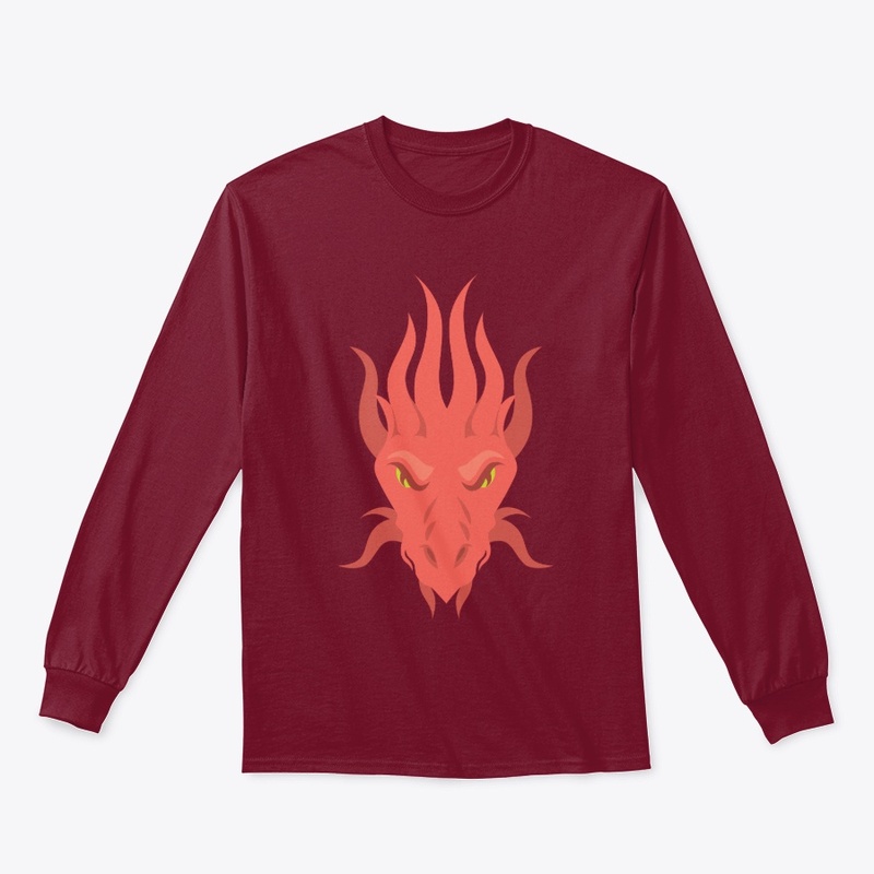 Pink Dragon Face