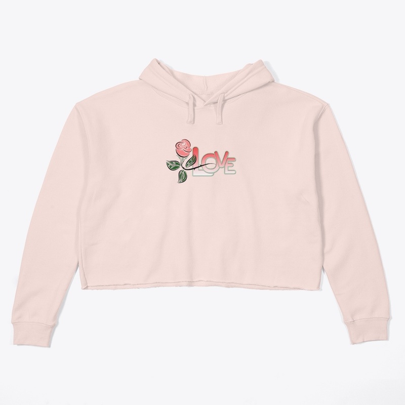 Love rose tee
